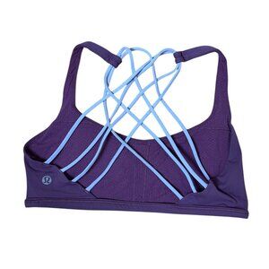 lululemon athletica free to be wild size 8 Purple Sports Bra